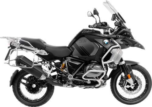 LV-12 R Slip-On Muffler - Black - BMW R 1200 GS