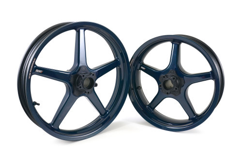 Harley-Davidson BST Twin TEK Set (Blue Ink) 19 x 3.0 and 17 x 4.5 - Street Bob (18-24) and Softail Standard (2020)