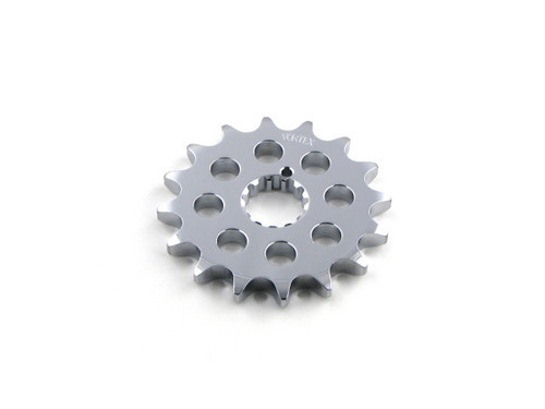 <ul> <li>16 tooth 530 pitch front sprocket</li> <li>Precision manufactured from high quality steel</li> <li>Case hardened for superior durability and wear resistance</li> <li>Tolerances of overall diameter &amp; runout under .1mm</li> <li>Drilled lightening holes to reduce rotating mass</li> </ul> <div class="moretab" data-title="Product Details"> <p>Based in the USA, Vortex has been manufacturing top quality racing components since 1995. Owned and operated by motorcycle racers, they focus on absolute quality. Each of their race components are made to the tightest tolerances with the best quality materials for the application. Vortex tests on the track with direct feedback from top professional race teams worldwide.</p> </div>