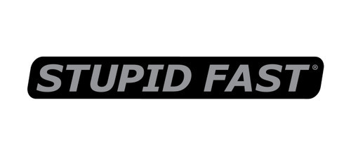 <div class="Description_Overview"><br /> <ul class="standard_ul"> <li>Stupid Fast&reg; logo</li> <li>4.25" x .60"</li> <li>Self-adhesive sticker</li> </ul> </div>