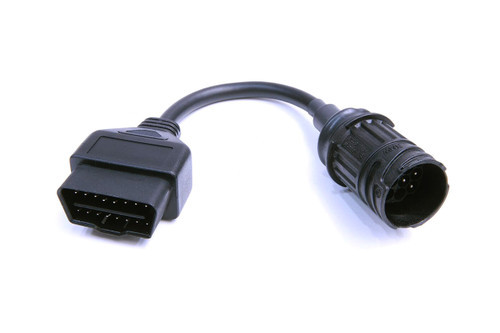 <p><strong>Adaptor Cables (10-pin to OBD-II Male Adaptor Cable)</strong></p>
<p>The GS-911 models come with either 10-pin or OBD-II connectors. This development was driven by the new OBD-II diagnostic connectors featured on the newer EU-4 compliant BMW Motorrad models. However, if you need to use your 10-pin GS-911 on a motorcycle with an OBD-II connector, or vice versa, we offer adaptor cables which allow you to do just that.</p>