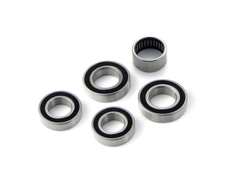<ul>
<li>Set includes 2 front and 3 rear bearings</li>
<li>Quicker elapsed times and higher MPH&rsquo;s</li>
<li>Ceramic bearings offer 40% less friction than steel</li>
<li>Less friction = More horsepower</li>
<li>60% less rotating weight</li>
<li>Low tension, maintenance free dust seals</li>
<li>Mobil&reg; Polyrex&reg; light weight aerospace grease</li>
<li>Bearing life 3 to 5 times longer than steel</li>
<li>Lower vibration levels</li>
<li>Cooler running</li>
<li>No extra maintenance required</li>
<li>2 year warranty</li>
<li>100% hand assembled in the USA to exacting specifications</li>
<li><a style="color: blue;" href="http://blog.brocksperformance.com/why-choose-worldwide-bearings/" target="_blank"><em>Why Choose Worldwide Bearings?</em> - Read More</a></li>
<li><a style="color: blue;" href="https://youtu.be/MUGYfVySi5A" target="_blank">Worldwide Bearings Ceramic Ball Torture Testing <strong>(Video)</strong></a></li>
</ul>
<p><strong>*For BST wheel replacement bearings contact: <a style="color: blue;" href="mailto:sales@brocksperformance.com?Subject=BST%20Wheel%20Bearing%20Question">sales@brocksperformance.com</a></strong></p>
<div class="moretab" data-title="Product Details">
<p>The allure of going faster with less energy is appealing to almost anyone and the latest innovation to make bikes go faster is ceramic wheel bearings. Since the speed of a motorcycle is most determined by the performance of its rotating parts, investing in ceramic wheel bearings by Worldwide Bearings is a logical choice for the serious rider. Look for them in the winner&rsquo;s circle.</p>
<p>Worldwide Hybrid Ceramic Bearings utilize SAE 52100 high-carbon chromium steel races, this air-melted alloy is clean, hard, and wear resistant, combined with Grade 5 Silicon Nitride balls. All ceramic bearings come with low friction removable seals.</p>
<p><em>All Worldwide Bearings come with a 2 year warranty.</em></p>
</div>
