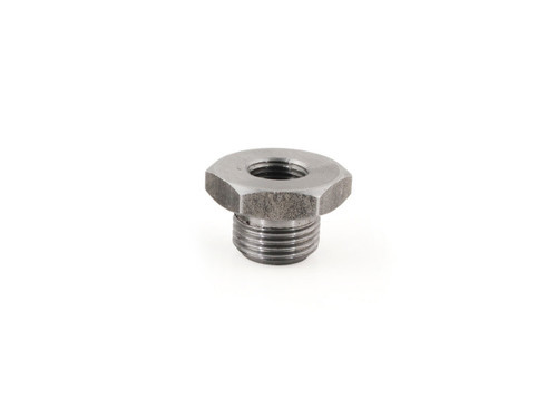 <ul> <li>18mm Threaded Aluminum Bung Plug</li> <li>Plug tapped M12 x 1.25 to accept many OEM (stock) O2 Sensors</li> </ul> <div class="moretab" data-title="Product Details"> <p>Includes an aluminum bung to allow the use of an OEM oxygen sensor. If your Brock's Performance exhaust system has an O2 sensor bung pre-installed, the plug can be used to install an OEM (stock) 12mm O2 sensor.</p> </div>