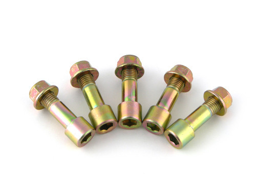 <div class="Description_Overview"><br /> <ul class="standard_ul"> <li>Replacement OEM cush drive pins</li> <li>Includes self-locking nuts</li> <li>Sold in sets of 5</li> <li>M10 x 1.25mm (50mm length)<br /><em>Verify the OEM (BST) pin length before purchasing</em></li> </ul> </div>