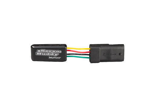 <ul>
<li>Allows you to remove your exhaust servo motor</li>
<li>Prevents the F.I. fault light from illuminating</li>
<li>Uses OEM connectors and easily snaps into place</li>
<li>Epoxy cased circuit board protects from moisture and vibration</li>
<li>Creates more space for the addition of other electronic devices</li>
<li>Weighs only 0.5 oz. to maximize weight savings</li>
<li><strong>See technical tab for additional fitment listing</strong></li>
<li><a style="color: blue;" href="http://blog.brocksperformance.com/exhaust-valves-and-servo-motors-explained/" target="_blank">Click for Article: Exhaust Valves And Servo Motors Explained</a></li>
</ul>
<p><strong>IMPORTANT:</strong> The (15-18) BMW S1000RR OEM exhaust is equipped with front and rear servo motors. This will require two (2) Servo Buddy's to eliminate both servo motors and prevent service codes. Sold individually, purchase quantity as required.</p>
<div class="moretab" data-title="Product Details">
<p>The Servo Buddy is a small, lightweight servo fix that eliminates the need for the exhaust servo motor, which is not needed with any aftermarket exhaust system. These devices are typically called EXUP valves, SET valves or exhaust servos. Typically when you purchase an aftermarket exhaust, a small plate is included to bolt onto the top of the exhaust servo. The purpose of this plate is to restrict the servos movement so the bikes computer still thinks the exhaust valve is connected and working correctly, preventing the F.I. (fuel injection sometimes mistakenly called the F1) fault light from illuminating on the dash board.</p>
<p>The problem with these plates is they require you keep the servo motor installed, taking up a lot of valuable room that could be used for power commanders, traction control computers, quick shifters, or a huge variety of other accessories. Additionally, the servo motor is dead weight, providing no benefit. After all, half the benefit of that fancy exhaust system was to drop weight, right!</p>
<p>The servo buddy uses OEM connectors and easily snaps into place replacing the bulky servo motor. It can be zip-tied to the wire harness and takes up virtually no space. It works by electrically mimicking the working exhaust servo so the computer thinks all is well with the exhaust circuit preventing the F.I. light from coming on due to exhaust faults while still keeping the lights other functionality to warn you if anything else is wrong with the bike! Simply disconnecting the F.I. light or putting tape over it could mask potentially serious problems and lead to a damaged engine.</p>
<p>To provide a reliable long service life, all parts were spec'd out to meet military or automotive standards meaning the device is tolerant to a wide temperature range. Additionally, the entire circuit board has been encased in a thick epoxy potting compound to provide protection from moisture and vibration. It will be EXTREMELY reliable under all conditions, whether your a street rider, racer, track rider, or adventure rider.</p>
</div>
<div class="moretab" data-title="Fitment">
<p><strong>Fitment applications:</strong></p>
<ul>
<li>BMW R 1200 GS (10-18)</li>
<li>BMW R 1200 GS Adventure (10-18)</li>
<li>BMW R 1200 R (10-18)</li>
<li>BMW R 1200 RT (10-18)</li>
<li>BMW HP4 (11-14)</li>
<li>BMW S 1000 R (14-20)</li>
<li>BMW R nineT (14-22)</li>
<li>BMW R 1200 RS (15-18)</li>
<li>BMW R nineT Scrambler (15-21)</li>
<li>BMW R nineT Pure (15-22)</li>
<li>BMW S 1000 RR (15-26)</li>
<li>BMW S 1000 XR (15-24)</li>
<li>BMW HP4 RACE (17-18)</li>
<li>BMW R nineT Racer (17-21)</li>
<li>BMW R 1250 GS Adventure (17-22)</li>
<li>BMW R nineT Urban G/S (18-22)</li>
</ul>
</div>