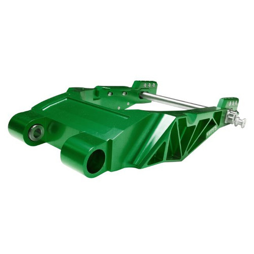 <ul>
<li>Green anodized performance swingarm</li>
<li>CNC-machined from a single solid block of high-strength aluminum</li>
<li>Provides maximum structural integrity and unmatched rigidity</li>
<li>Designed for stability and control while shedding the heavy OEM arm</li>
<li>Compatible with (09-26) Touring models</li>
<li>Includes an upgraded axle and bearings</li>
<li>Compatible with OEM brake caliper (108mm aftermarket radial mount caliper bracket <a style="color: blue;" href="%%GLOBAL_ShopPathSSL%%/vitys-touring-swingarm-caliper-bracket-green-touring-09-24/" target="_blank">available here</a>)</li>
<li>Precision engineered for optimum performance</li>
<li>Offers three shock mount positions: raised, stock, and lowered</li>
</ul>
<p><em>Installation should be performed following the OEM Harley-Davidson Service Manual and torque specifications</em></p>
<div class="moretab" data-title="About Vity's Design">
<p>Vity's goal is to dedicate the highest effort we possibly can into our original, custom designed products for your beloved Harley Davidson. Quality and customer satisfaction is imperative to us. We also love our heritage that helped us greatly in the process of creating this brand. Italian craftsmanship at its best.</p>
<p>Vity&rsquo;s Design showcases the natural beauty of CNC machining in most products by intentionally omitting final finishing processes such as tumbling, stonewashing, burnishing, or polishing.</p>
<p>The following quote from Vity's Design Founder, Matteo Vitali is translated from Italian: "From the incredible passion for Harley Davidson, my every single iron take shape. From a deep and meticulous study of materials, shapes and color, my accessories come to life."</p>
</div>