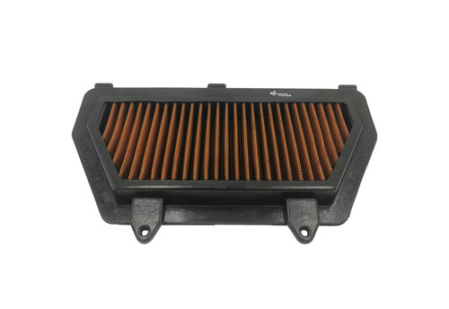 <ul>
<li>Single-layer polyester</li>
<li>P08 material is currently used in MotoGP and WSBK</li>
<li>Innovative polyester material allows for consistent airflow</li>
<li>Steel wire mesh with epoxy varnish finish</li>
<li>Optimized filter surface area provides more airflow, more power, and more filtration</li>
<li>Increased air permeability and filtration efficiency when compared to cotton air filters</li>
<li>Airflow: 5,050 l/m<sup>2</sup>/sec. / Filtration: 80&mu;m</li>
<li>Can be cleaned using only compressed air</li>
<li>Dry filter, no oil treatments required</li>
<li>Direct OEM replacement</li>
<li>1-year warranty</li>
<li><em>See technical tab for additional fitment listing</em></li>
</ul>
<div class="moretab" data-title="Product Details">
<p><iframe src="%%GLOBAL_ShopPathSSL%%/content/Descriptions/Sprint_Filter_Product_Details_Tab_P08.html" width="575" height="500" frameborder="0"></iframe></p>
</div>