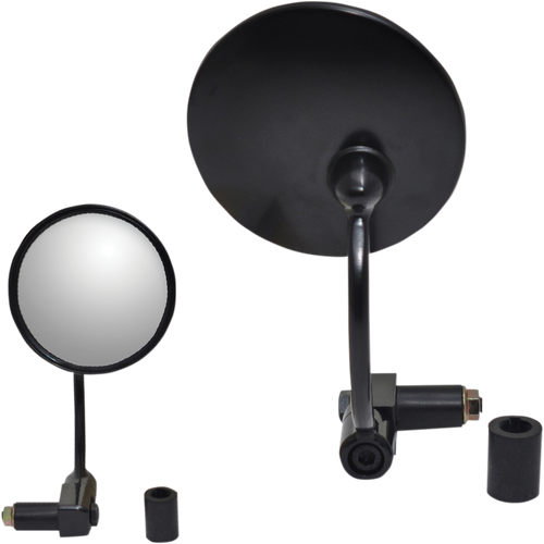 PARTS UNLIMITED Bar-End Mirror Round 0640-0931