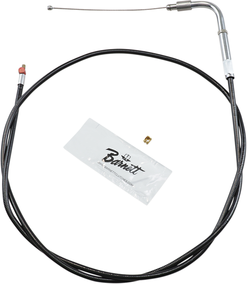 Barnett Black Vinyl Throttle Idle Cable 1013040017