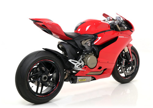 Arrow Exhaust Ducati 1199 Panigale 2012-2015 Titanium Works silencers (right and left) with carby end cap