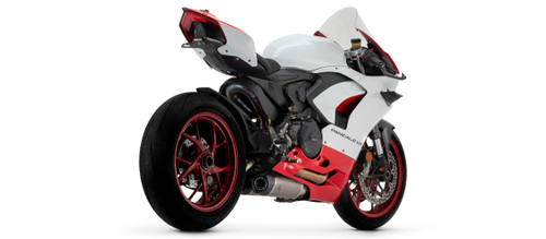 Ducati Panigale V2 2020- Titanium Works exhaust silencers (right and left) with carby end cap