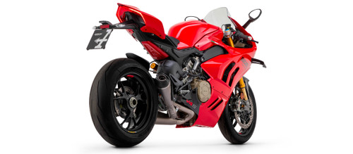 Ducati Panigale V4 2018-2022 Titanium Works exhaust silencers (right and left) with stainless steel link pipes with UPMAP T800+ Programmer