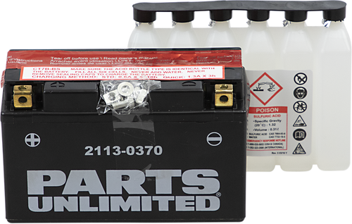 PARTS UNLIMITED AGM Maintenance-Free Battery 2113-0370