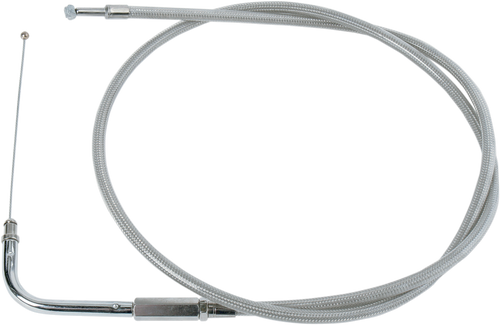 DRAG SPECIALTIES Stainless Braided Throttle Cable 0650-0300