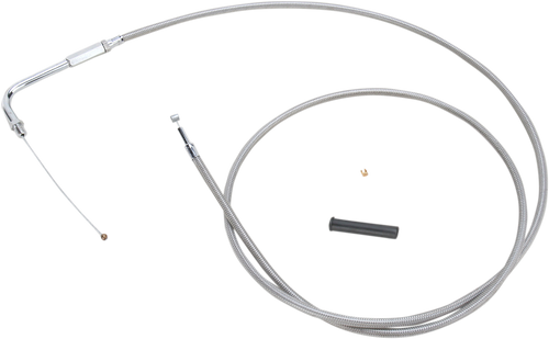 DRAG SPECIALTIES Stainless Braided Throttle Cable 0651-0702