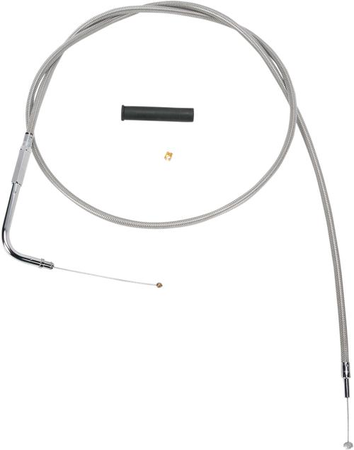 DRAG SPECIALTIES Stainless Braided Throttle Cable 0650-1073