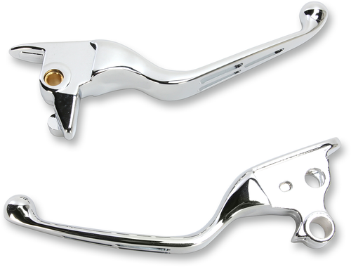DRAG SPECIALTIES Slotted Wide Blade Lever Set 0610-1684