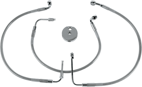 DRAG SPECIALTIES Stainless Steel Brake Line Kit 1204-2755