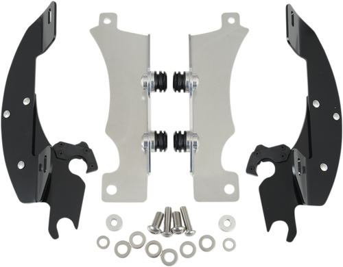 Memphis Shades Fats Slim Windshield Trigger-Lock Complete Mount Kit Mek1916