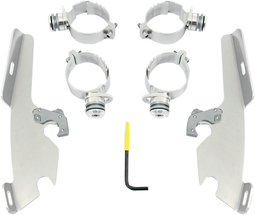 Memphis Shades Fats Slim Windshield Trigger-Lock Complete Mount Kit Mek1989