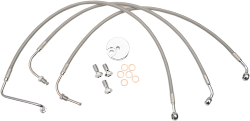 La Choppers Stainless Steel Brake Line Kit La8005B19