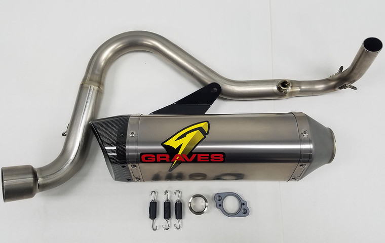 Graves Motorsports Kawasaki Z125 Pro Full Titanium Exhaust System