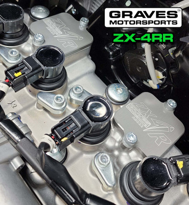 タク LOCAL Kawasaki Ninja ZX4-RR / ZX6-R / ZX-10R Smog Block Off Plates