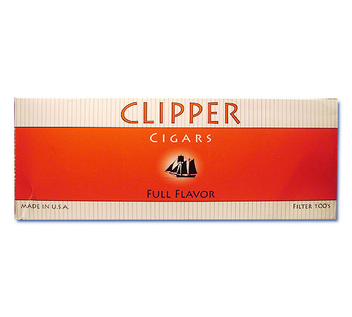 Clipper Full Flavor Cigars 100's Box 10/20pk 