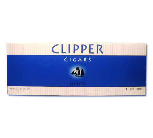 Clipper Lights Cigars 100's Box 10/20pk