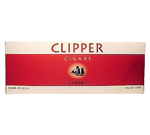 Clipper Cherry Cigars 100's Box 10/20pk