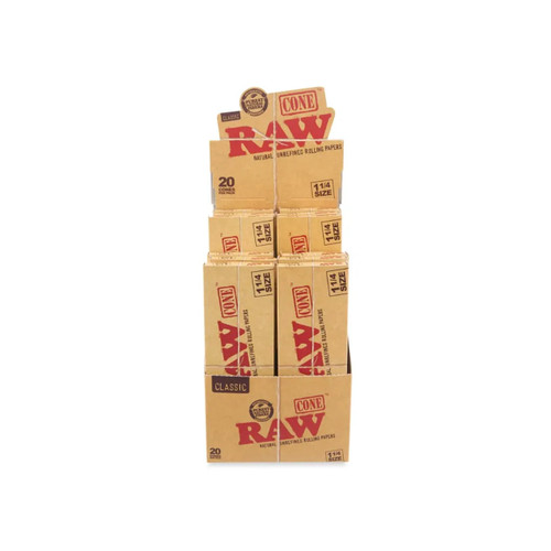 Raw Classic Cones 1-1/4 20ct
