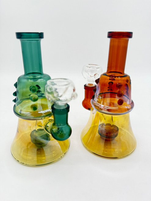 7" Full Color CT Fumed Water Pipe