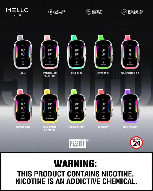 Flum Float Mello Pro 50K Disposable Vape - 5ct
