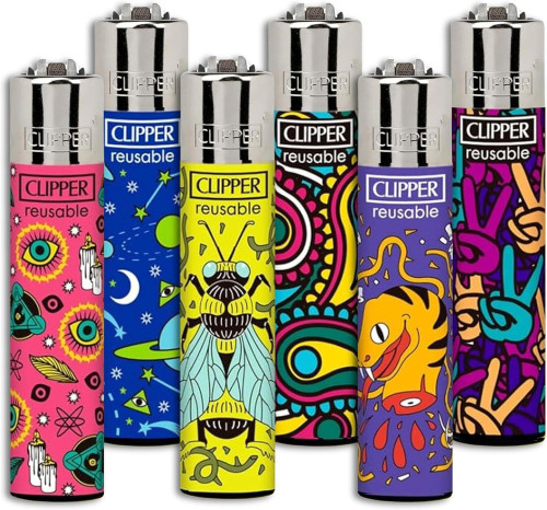 Clipper Refillable Classic Lighter 48ct Display