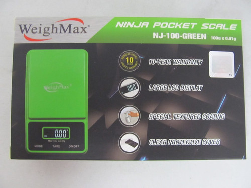 Weigh Max W-NJ 100g 0.01g Ninja Green