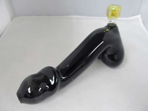 9" Black Tube Penis Pipe 