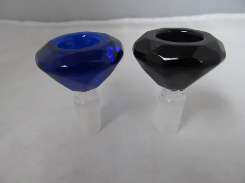 14mm Diamond Shaped Multi Color Glass Bowl