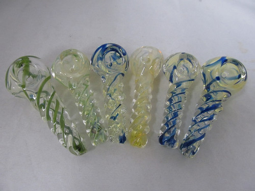 3.5" Multi Design Hand Pipe 100ct Bundle Style #16