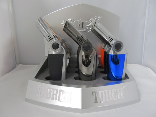 Scorch Torch 5.75" Single Flame Multi Angle Torch 9ct Display