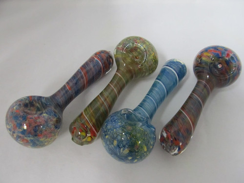 4.5" Swirl Fritz Lines Hand Pipe 