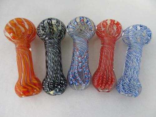 4" Multi Design Hand Pipe Style #9
