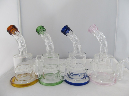 6.5" Crystal Honeycomb Perc Hanger Banger