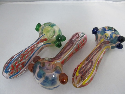 5" Twisted Heavy Color Marbled Pipe