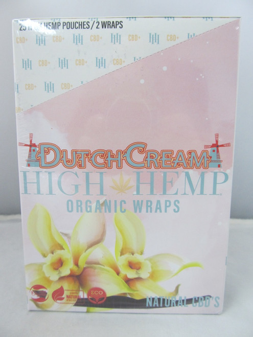 High Hemp Organic Blunt Wraps 25ct (Dutch Cream)