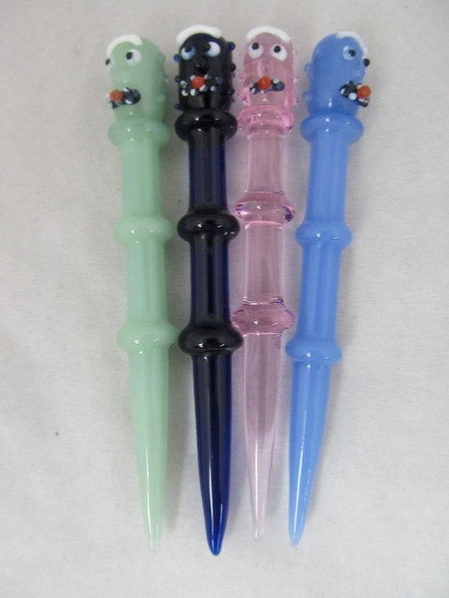 4.5" Famous Cartoon Character Glass Dabber 1ct