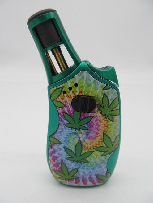 Scorch Torch 4.25" Turbo Psychedelic & Leaf Finish w/ Easy Hold Button 1ct 