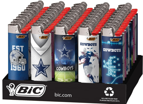 Cowboys Bic Lighter 50ct