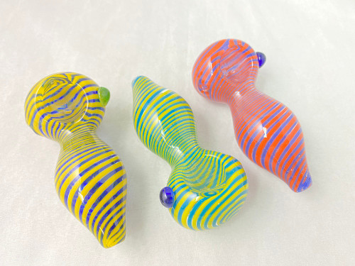 4" Multi Design Hand Pipe Style #78