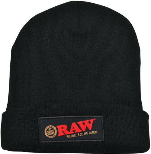 RAW Black Beanie