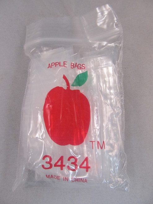 Apple Baggies .75 X .75 1000ct (3/4X3/4)